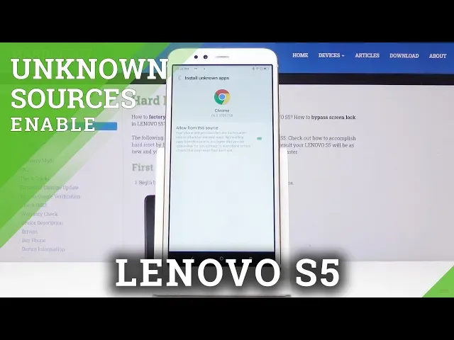 Video thumbnail for How to Allow Unknow Apps on LENOVO S5 - Download from Unofficial Sources