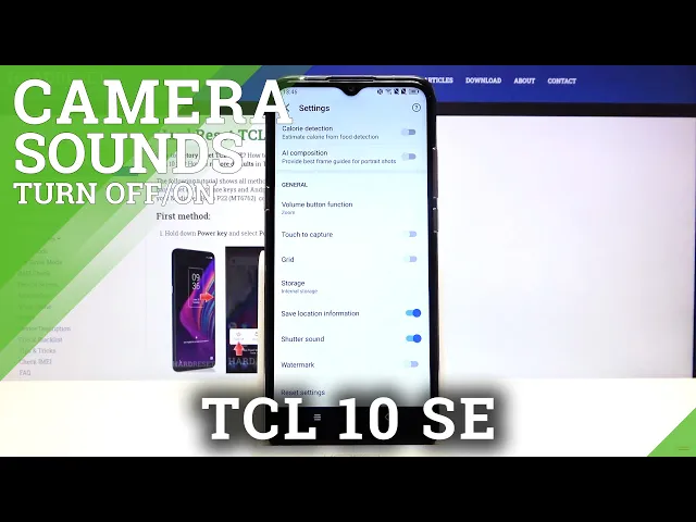 Video thumbnail for How to Turn On/Off Shutter Sound in TCL 10 SE – Manage Camera Sounds