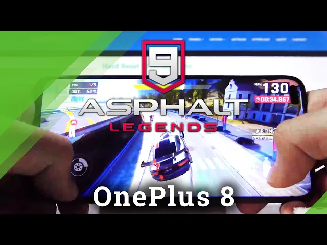 Video thumbnail for Asphalt 9 GamePlay on OnePlus 8 – FPS Checkup