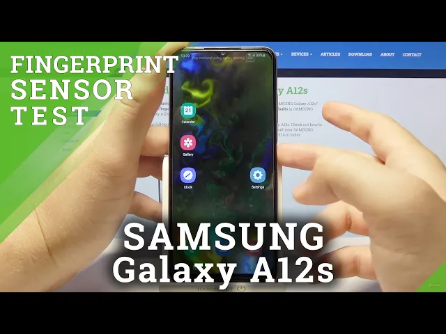 Video thumbnail for Fingerprint Sensor Test on SAMSUNG Galaxy A12s