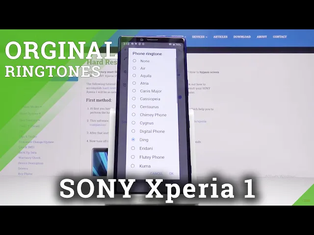 Video thumbnail for How to Change Ringtone in SONY Xperia 1 – Find Ringtone List
