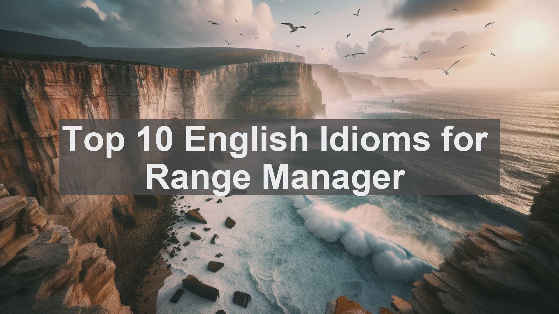 'Video thumbnail for Top 10 English Idioms for Range Manager'