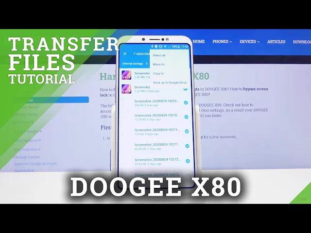 Video thumbnail for How to Transfer Files in Doogee X80 - Transfer Data