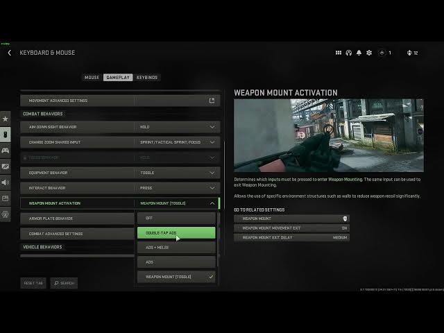 Video thumbnail for Call Of Duty Warzone 2.0 - How To Change Weapon Mount Activation