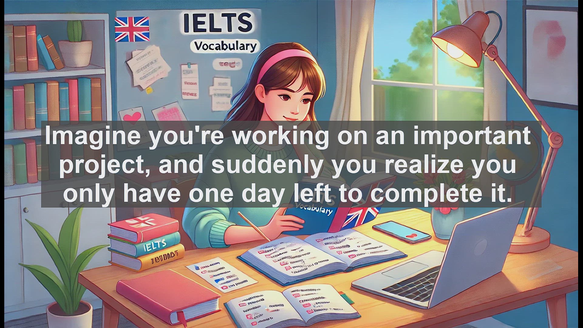 'Video thumbnail for 2500 Must Know IELTS 6.5 Vocabulary - IELTS Vocabulary: Understanding and Using 'Deadline''