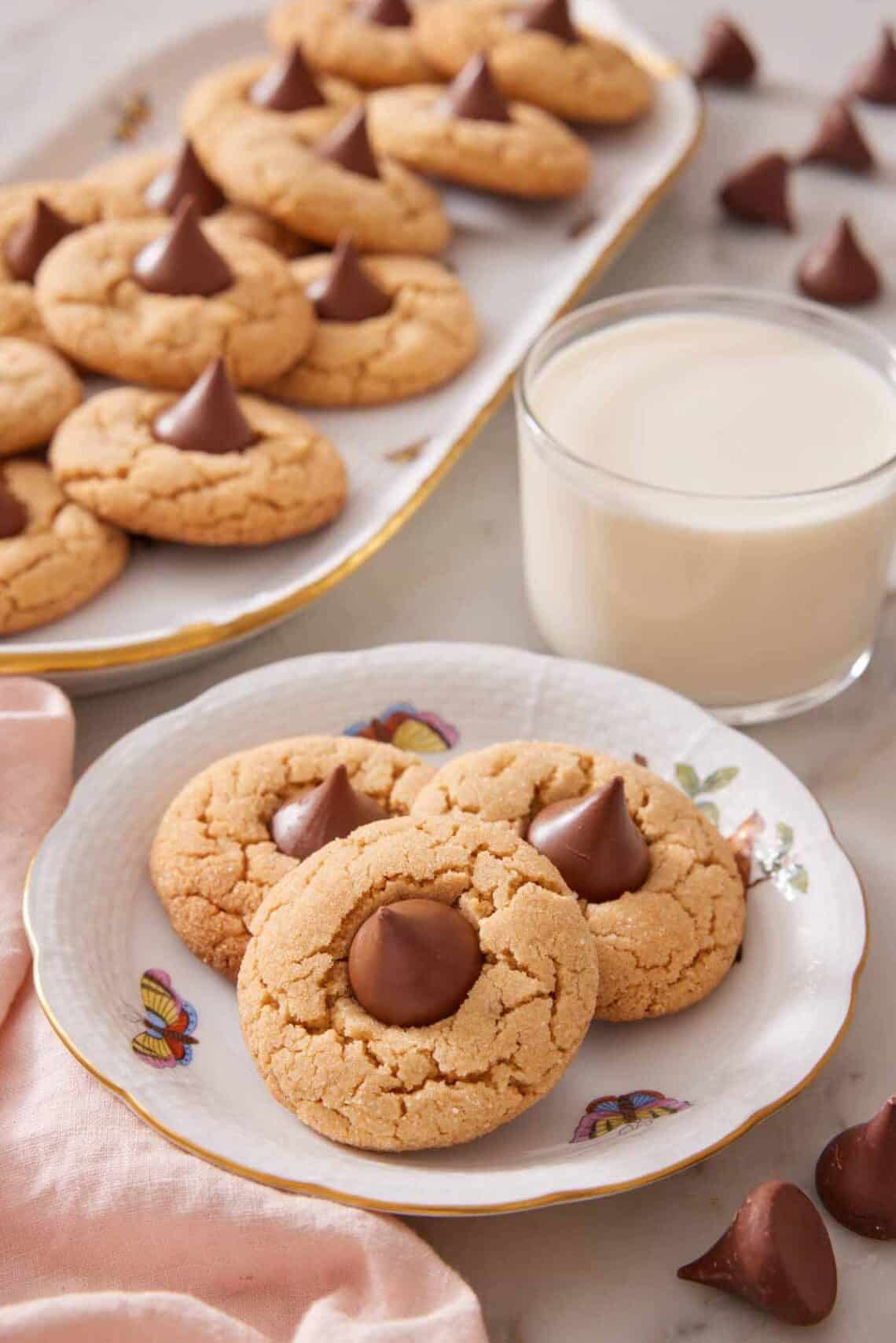 'Video thumbnail for Christmas Peanut Butter Blossoms Recipe'