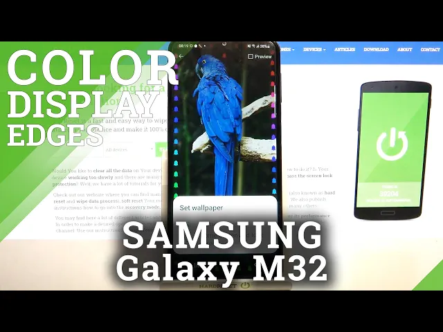 Video thumbnail for How to Apply Edge Lighting on SAMSUNG Galaxy M32 Screen – Display Style