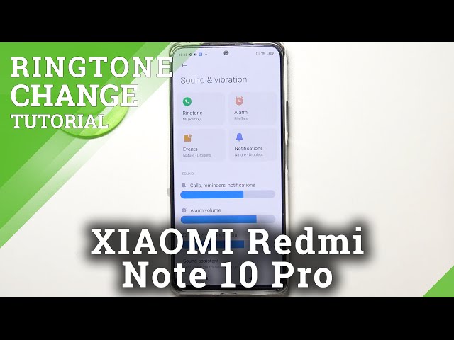 Video thumbnail for How to Change Ringtone in XIAOMI Redmi Note 10 Pro – Locate Ringtone List