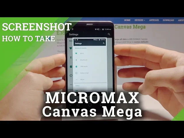 Video thumbnail for How to Save Screen in MICROMAX Canvas Mega - Screenshot Tutorial