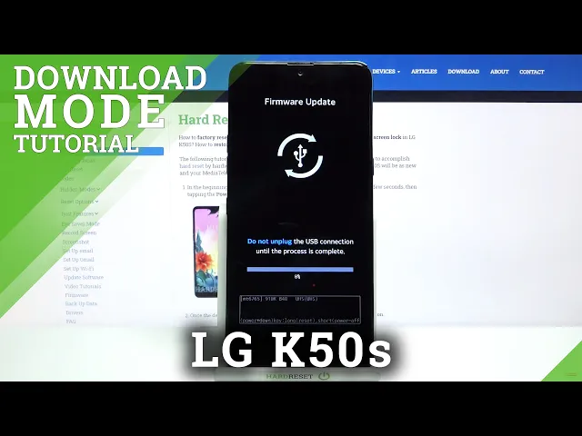 Video thumbnail for How to Enter Download Mode in LG K50s – Turn On / Off Download Mode