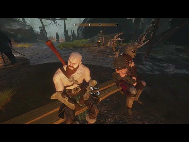 Video thumbnail for Tainted Grail: The Fall of Avalon - Shadow of the Horns: Meet Therrov "You're Led By a Woman?"