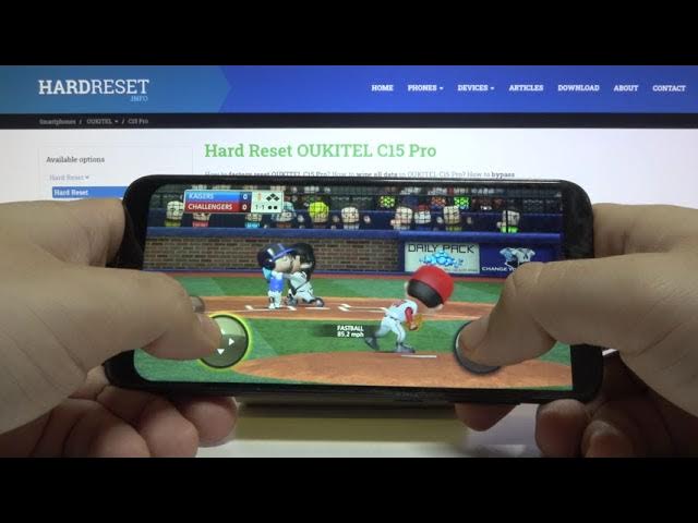 Video thumbnail for BASEBALL 9 on OUKITEL C15 Pro - Gaming Quality Check-Up