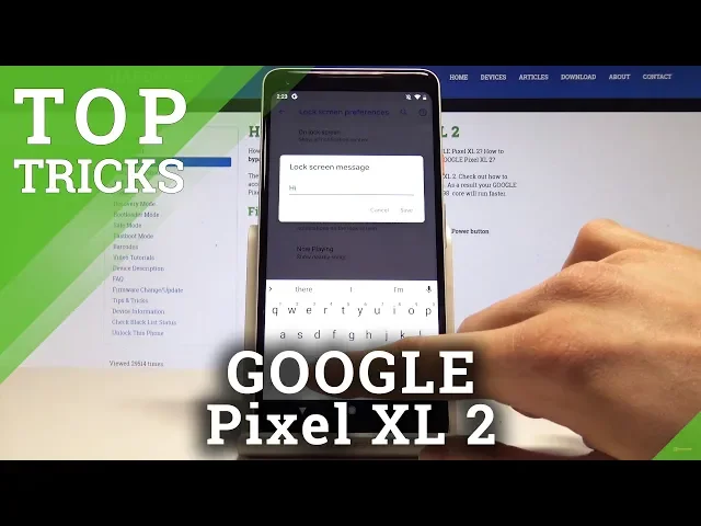 Video thumbnail for Top Tricks GOOGLE Pixel XL 2 - The Best Tips / Helpful Options