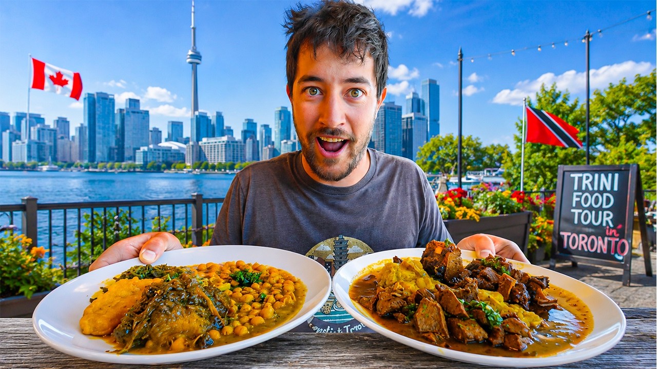 Video thumbnail for I Ate ONLY Trini Food in Toronto for 24 Hours!