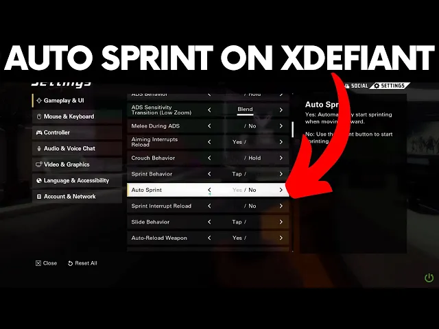 Video thumbnail for How to Adjust Sprint Behavior on XDefiant - Automatic Sprint