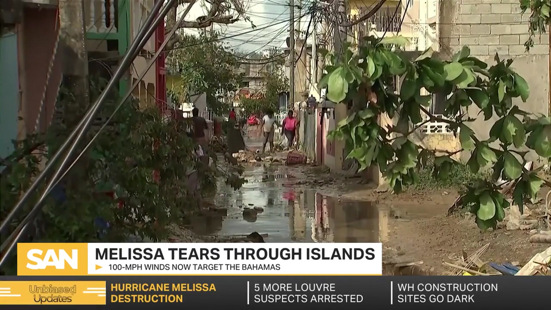 'Video thumbnail for Hurricane Melissa devastates Caribbean, churns toward Bahamas'