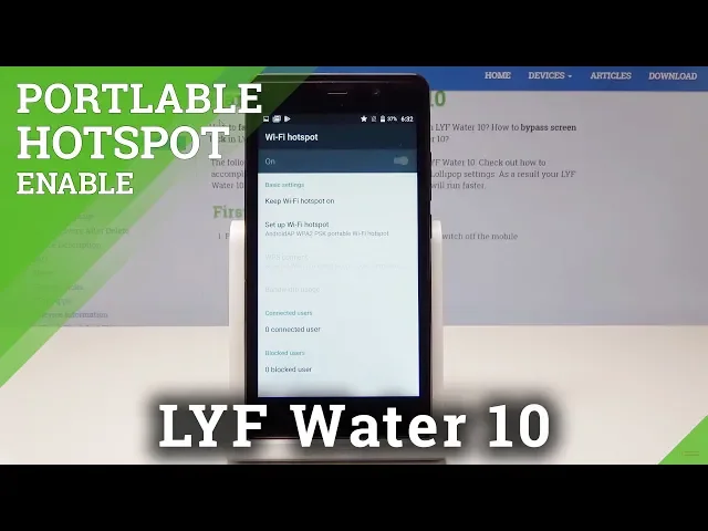 Video thumbnail for How to Set Up Portable Hotspot in LYF Water 10 - Share Wi-Fi