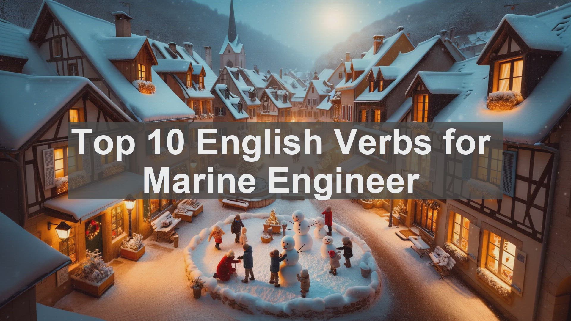 'Video thumbnail for Top 10 English Verbs for Marine Engineer'