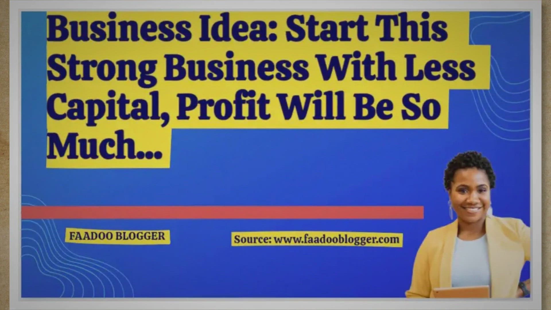 'Video thumbnail for Business Idea: Start This Strong Business With Less Capital, Profit Will Be So Much'
