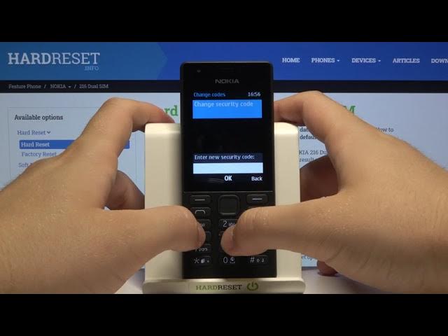 Video thumbnail for How to Input Security Code in NOKIA 216 – Security Settings