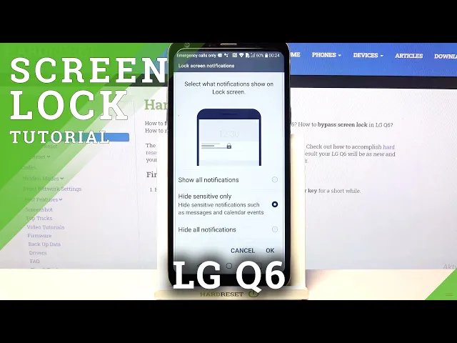 Video thumbnail for LG Q6 - How to Add Screen Protection & Set-Up Password/Pattern/PIN
