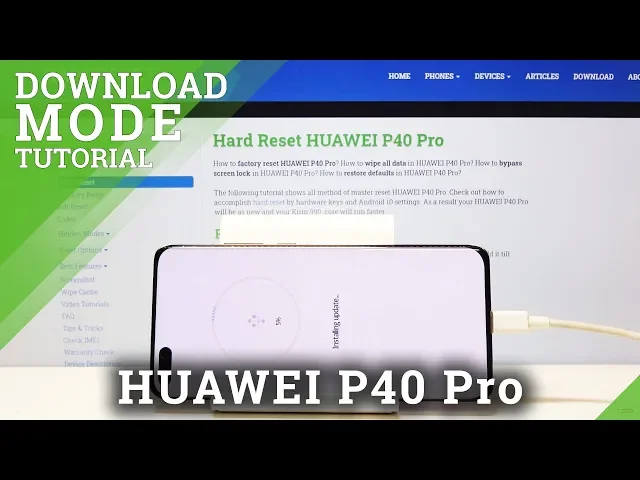 Video thumbnail for How to Open Download Mode in HUAWEI P40 Pro - Exit Download Mode