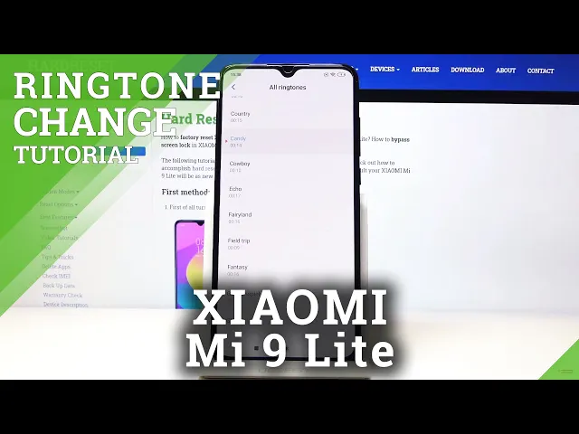 Video thumbnail for How to Change Ringtone in XIAOMI Mi 9 Lite – Change Ringtone