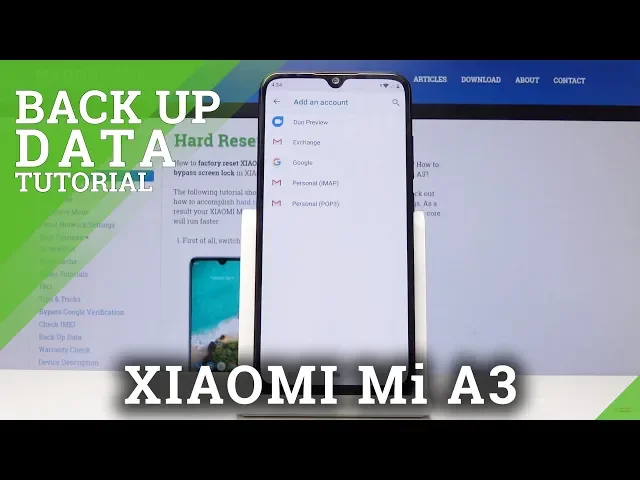 Video thumbnail for How to Google Backup on XIAOMI Mi A3 - Allow Google Backup