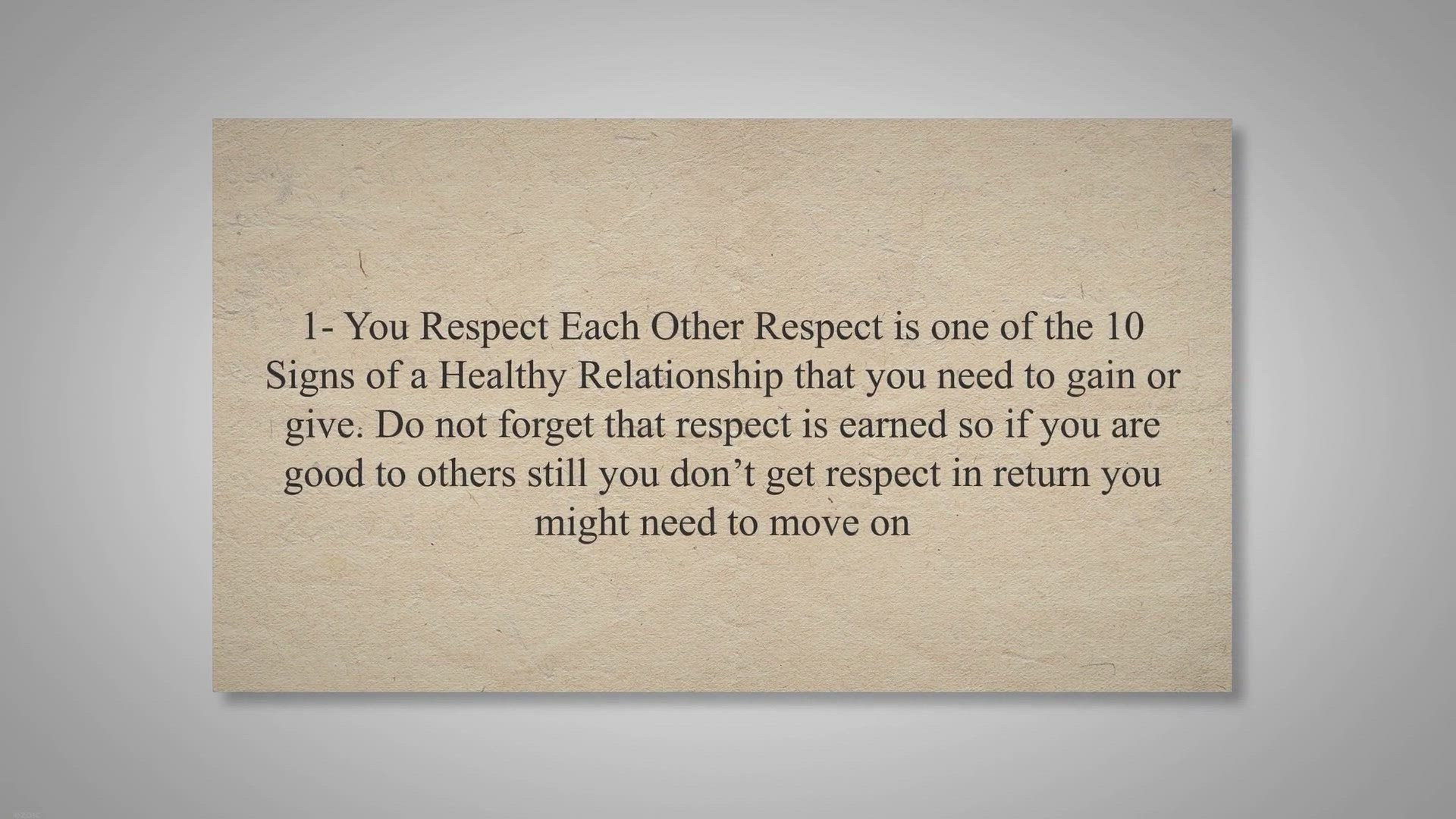 Video thumbnail for Top 10 Signs of a Healthy Relationship