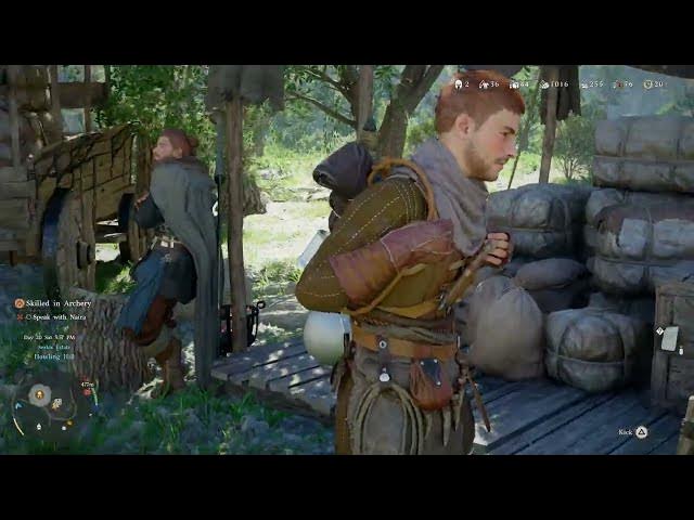 Video thumbnail for Crimson Desert - Chapter 4: Howling Hill Camp: Make Grill Bird Meat | Talk with Greymanes for Quests