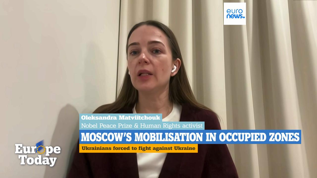 Video thumbnail for Ukraine does not need a 'lecture on democracy,' Nobel Peace Prize laureate tells Euronews