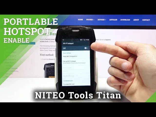 Video thumbnail for How to Create Portable Hotspot on Niteo Tools Titan - Share Internet