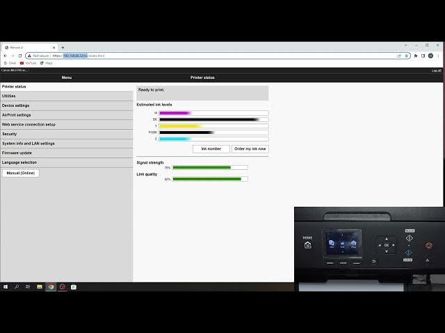 Video thumbnail for How to Change Canon's MG5700 series network name using EWS / Canon Pixma name changing on MG5750