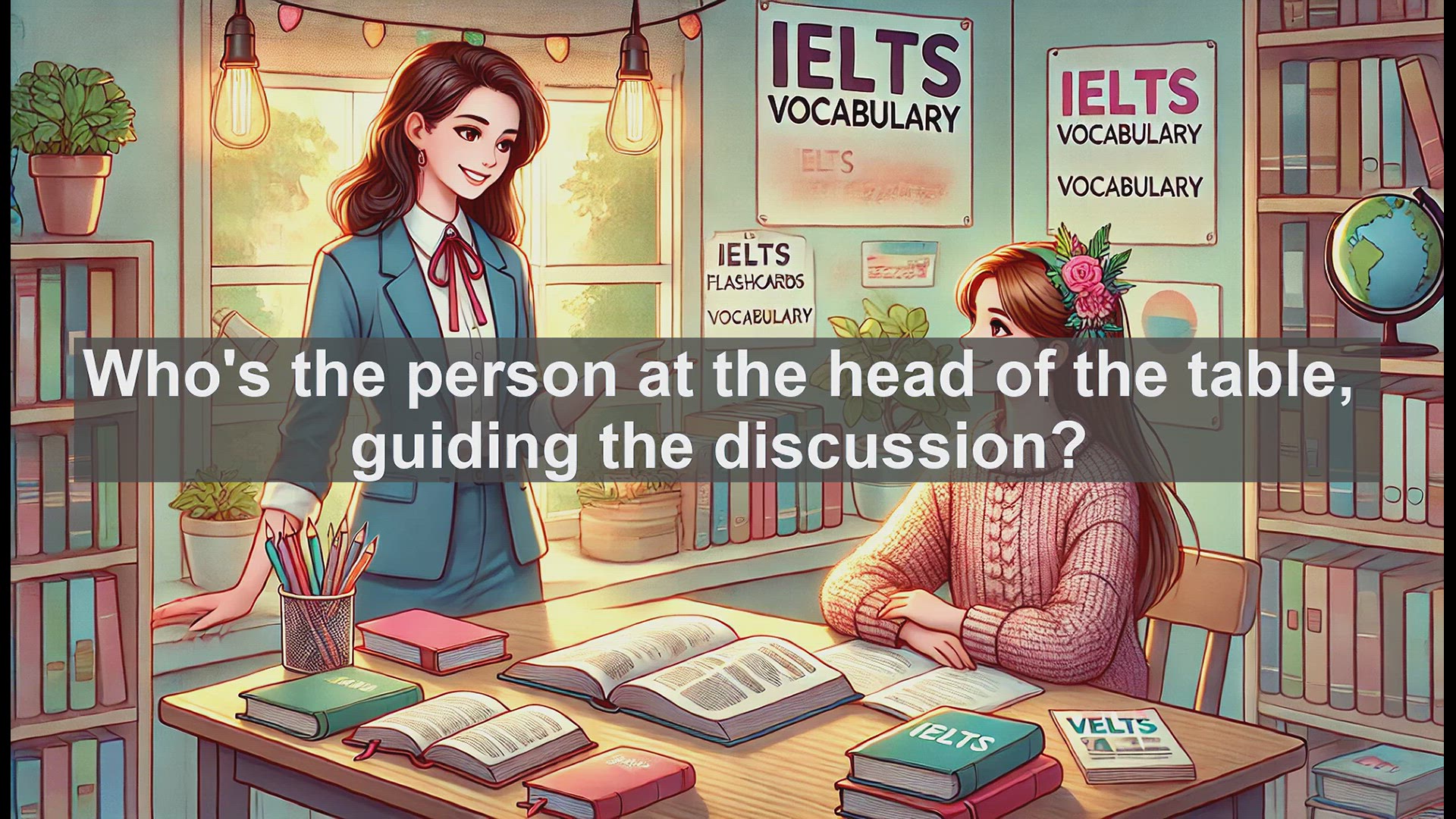 'Video thumbnail for 2500 Must Know IELTS 6.5 Vocabulary - IELTS Vocabulary: Understanding the Role of a Chairman'
