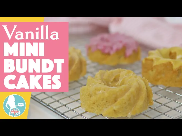 Video thumbnail for Vanilla Mini Bundt Cakes