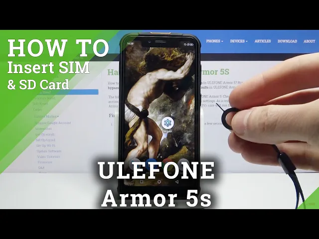 Video thumbnail for How to Insert SIM & SD in ULEFONE Armor 5s – Find Cards Slot