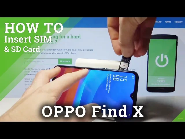 Video thumbnail for How to Put Nano SIM into OPPO Find X - Find Card Slot / SIM Slot