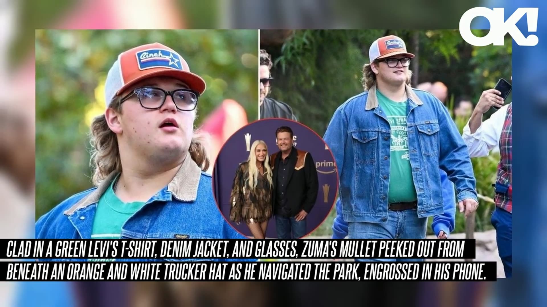 'Video thumbnail for Gwen Stefani's Son Zuma Channels Stepdad Blake Shelton With Signature Mullet: Photos'