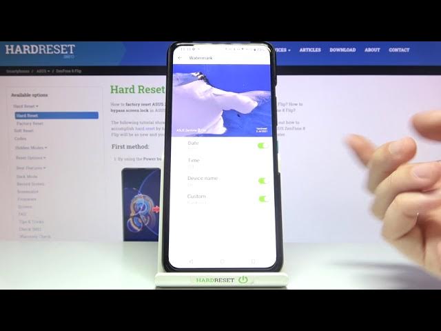 Video thumbnail for How to Manage Camera Watermark  on ASUS ZenFone 8 Flip