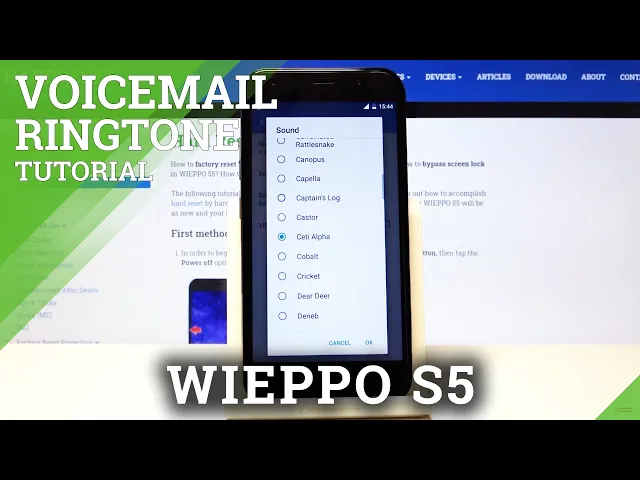 Video thumbnail for How to Manage Voicemail Notifications in Wieppo S5 - Change Voicemail Alert