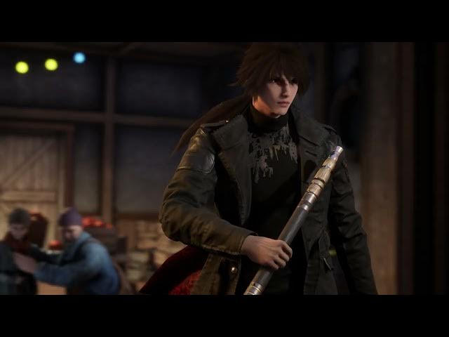 Video thumbnail for Lost Soul Aside - Imperial City-Harbor: Imperial Soldier Kicks Kid (Shadow) Cutscene Defeat Soldiers