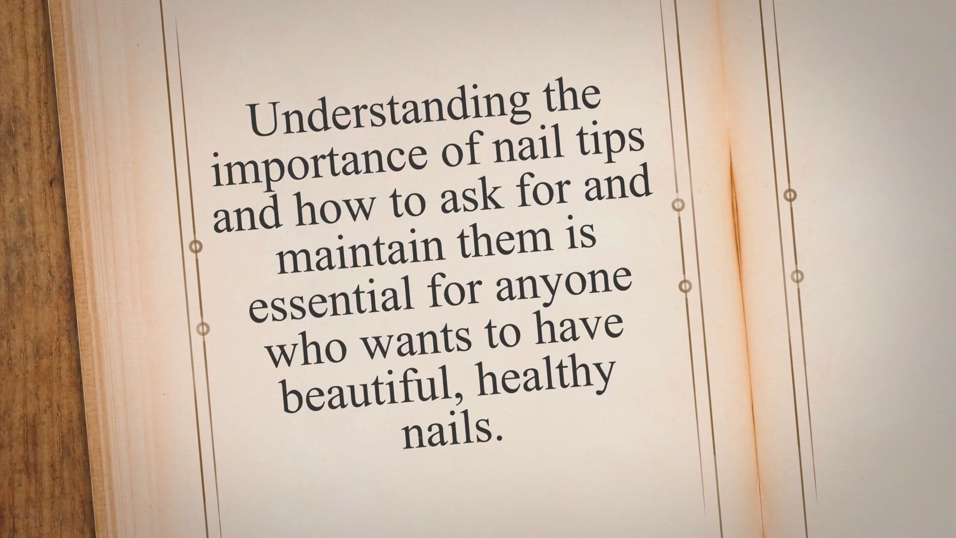 Video thumbnail for Nail Salon Etiquette: How to Ask for and Maintain Perfect Nail Tips