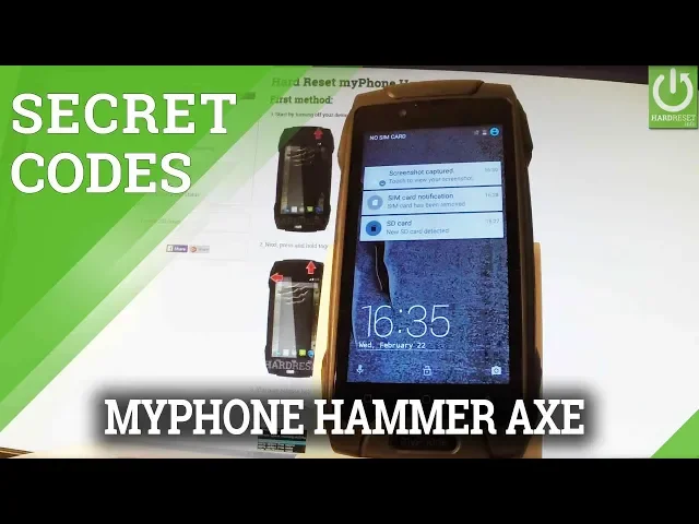 Video thumbnail for Codes in myPhone Hammer Axe - Secret Menu / Hidden Mode