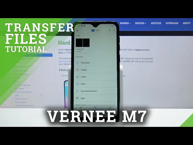 Video thumbnail for How to Transfer Files in VERNEE M7 – Relocate Files SD / Device Memory