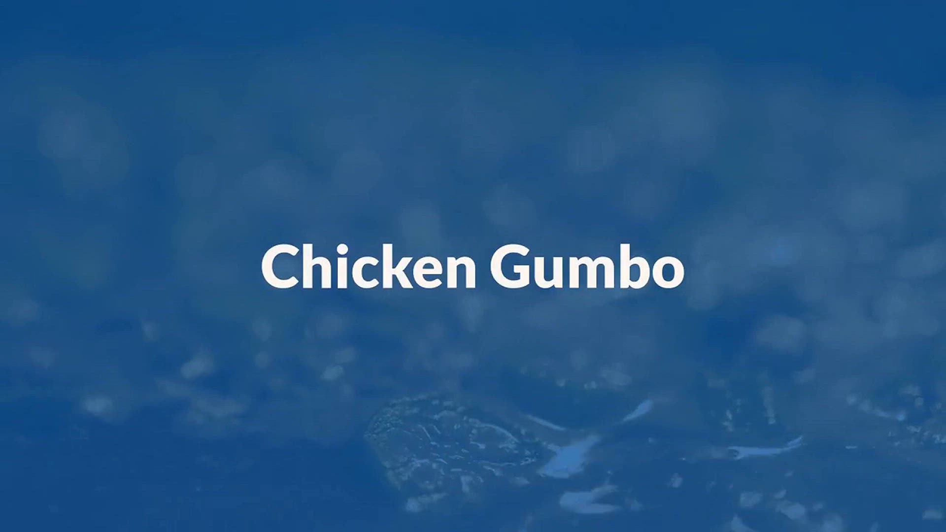 Video thumbnail for Chicken gumbo recipe