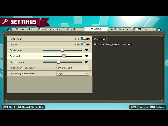 Video thumbnail for How To Change Contrast Level in Minecraft Legends