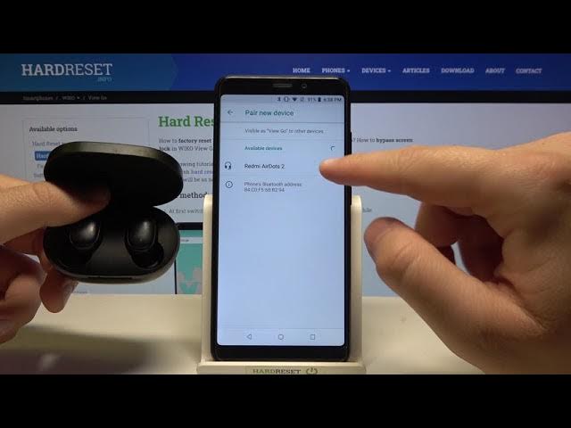 Video thumbnail for How to Connect Xiaomi AirDots 2 with WIKO View Go – Pairing Wireless Headphones