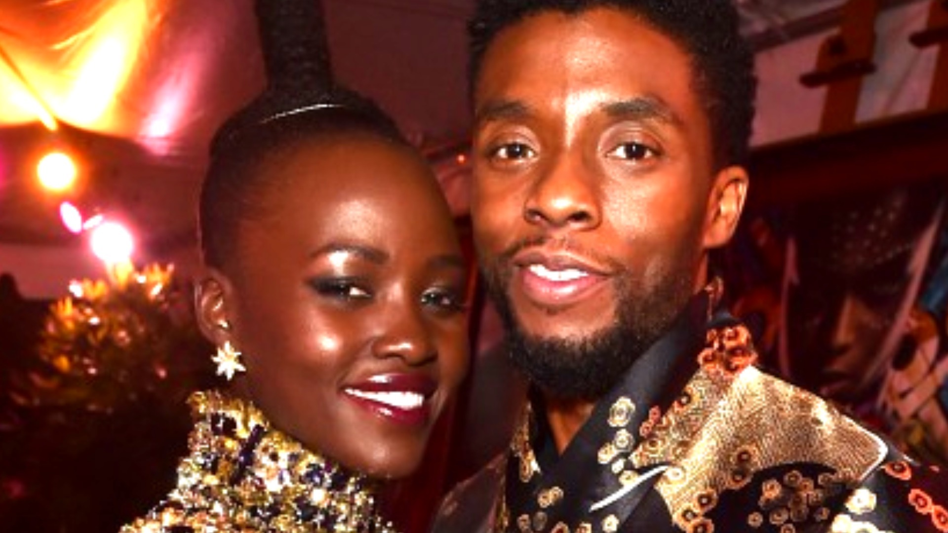 Video thumbnail for What Chadwick Boseman's Relationship With His Black Panther Co-Stars Was Like