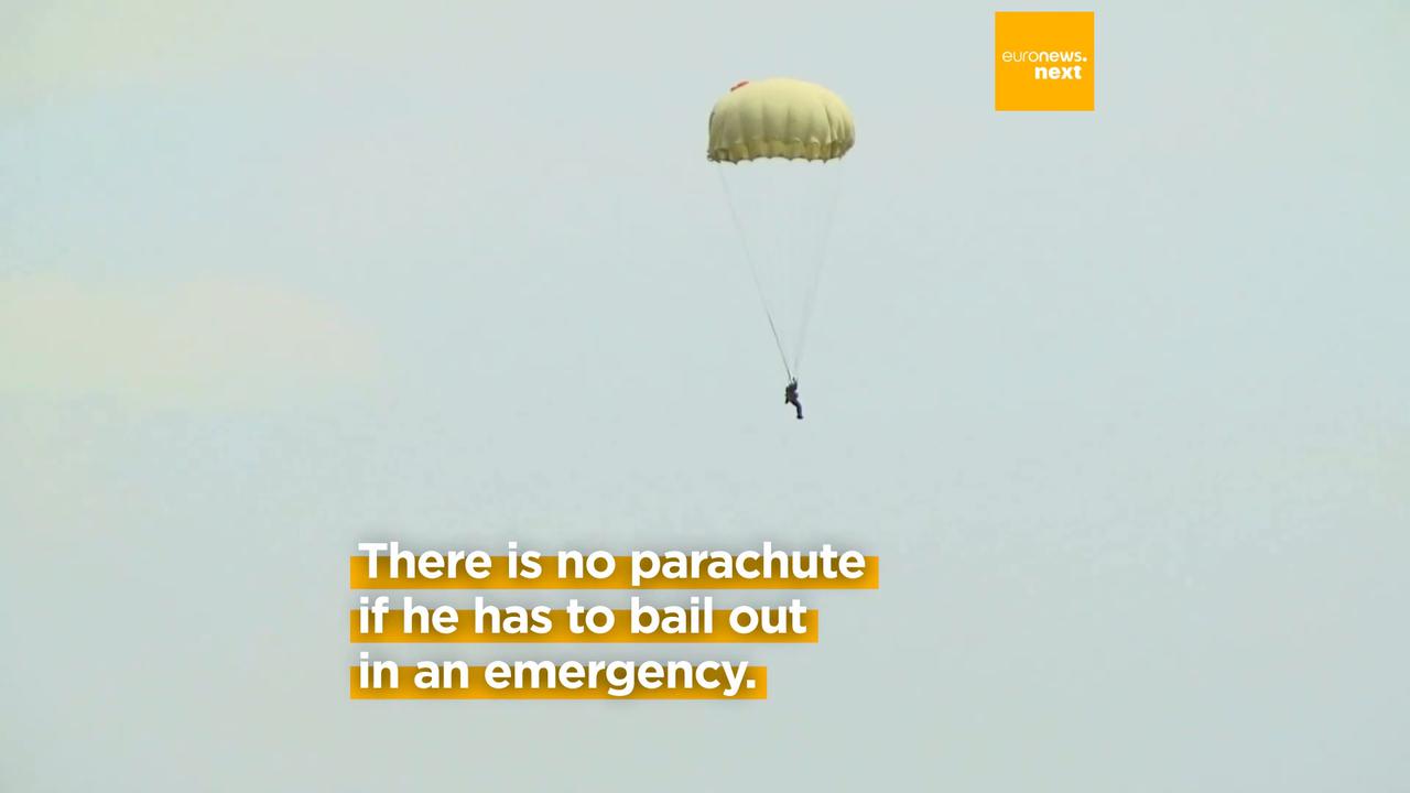 'Video thumbnail for Can this ‘Air Scooter’ cross the English Channel safely? Franky Zapata attempts new feat'