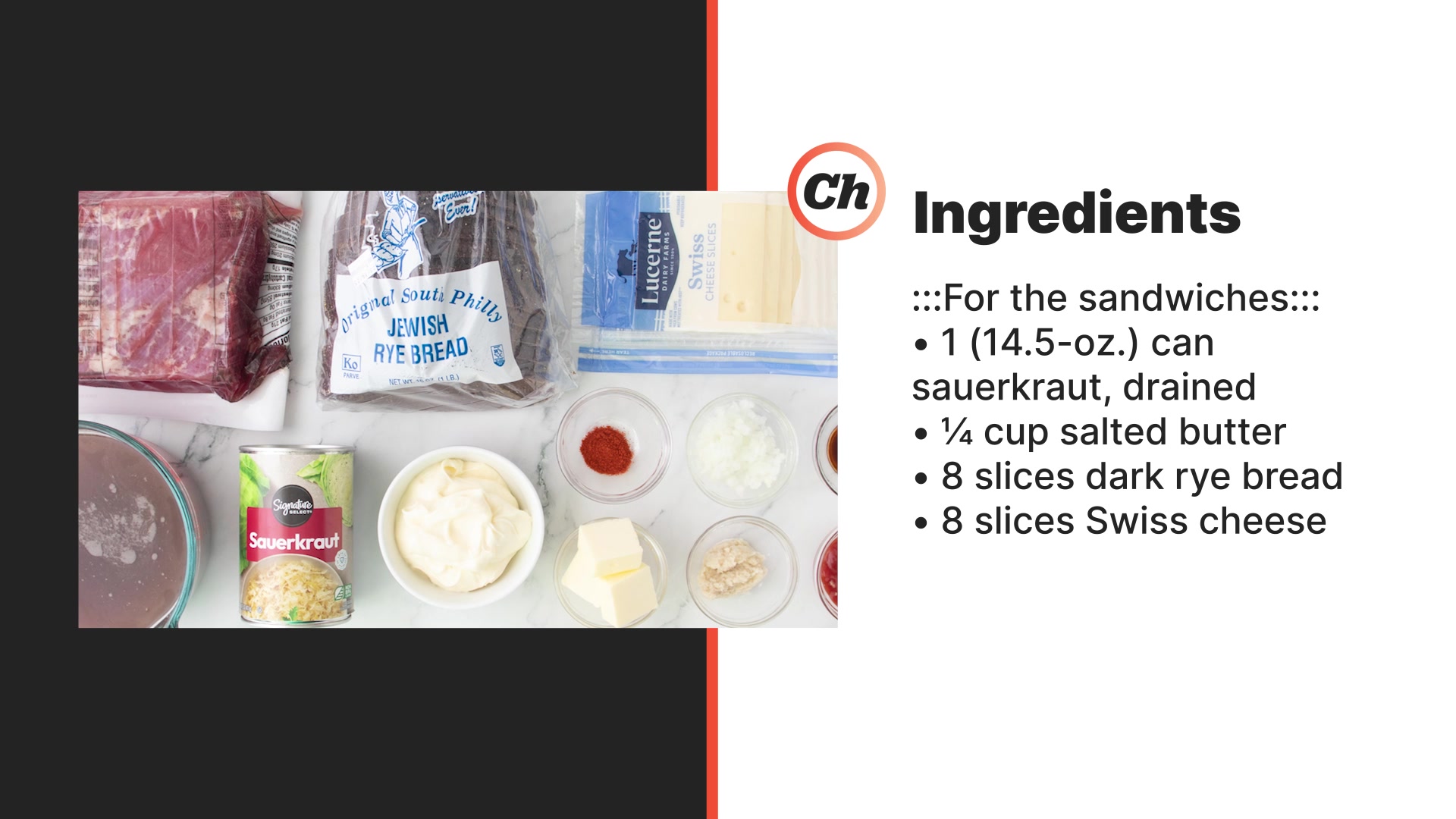 'Video thumbnail for Make A Deli-Worthy Reuben Sandwich With Our Recipe'